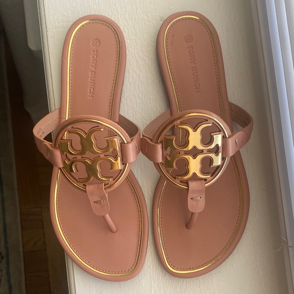 Tory Burch Shoes - Tory Burch Women's Sandals in Tan and Gold